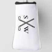 Aangepast Creëer Uw eigen Golfthema Monogrammen Golfheadcover (Draai 90)