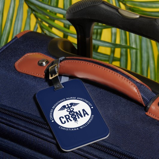 Aangepast CRNA-gecertificeerd geregistreerde verpl Bagagelabel (Voorkant Insitu 1)