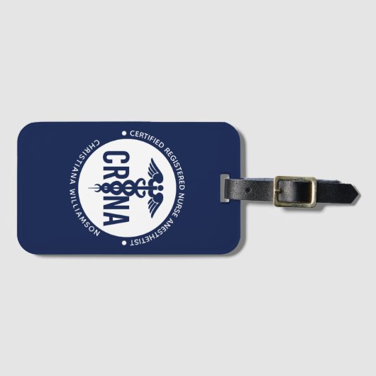 Aangepast CRNA-gecertificeerd geregistreerde verpl Bagagelabel (Voorkant (horizontaal))