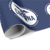 Aangepast CRNA-gecertificeerd geregistreerde verpl Cadeaupapier (Rol Hoek)