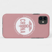 Aangepast CRNA-gecertificeerd geregistreerde verpl Case-Mate iPhone Case (Achterkant (horizontaal))