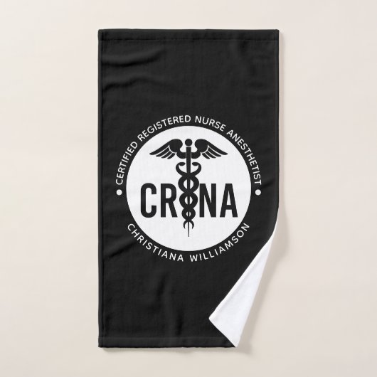 Aangepast CRNA-gecertificeerd geregistreerde verpl Handdoek (Handdoek)