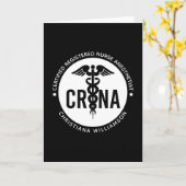 Aangepast CRNA-gecertificeerd geregistreerde verpl Kaart (Gele Bloem)