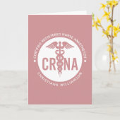 Aangepast CRNA-gecertificeerd geregistreerde verpl Kaart (Gele Bloem)