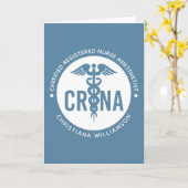 Aangepast CRNA-gecertificeerd geregistreerde verpl Kaart (Gele Bloem)