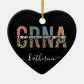 Aangepast CRNA-gecertificeerd geregistreerde verpl Keramisch Ornament (Voorkant)