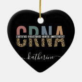 Aangepast CRNA-gecertificeerd geregistreerde verpl Keramisch Ornament (Achterkant)