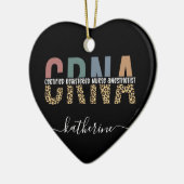 Aangepast CRNA-gecertificeerd geregistreerde verpl Keramisch Ornament (Links)