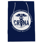 Aangepast CRNA-gecertificeerd geregistreerde verpl Medium Cadeauzakje (Voorkant)