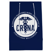 Aangepast CRNA-gecertificeerd geregistreerde verpl Medium Cadeauzakje (Achterkant)