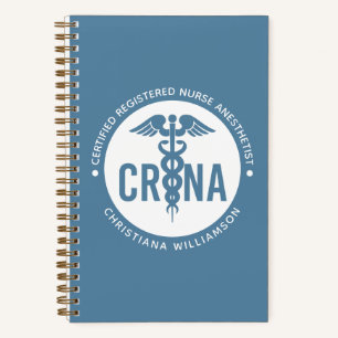 Aangepast CRNA-gecertificeerd geregistreerde verpl Notitieboek