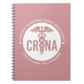 Aangepast CRNA-gecertificeerd geregistreerde verpl Notitieboek (Voorkant)