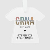 Aangepast CRNA-gecertificeerd geregistreerde verpl Ornament (achterkant)