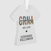 Aangepast CRNA-gecertificeerd geregistreerde verpl Ornament (voorkant)