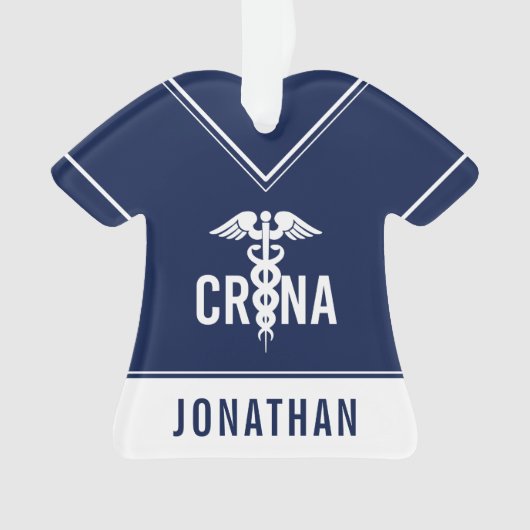 Aangepast CRNA-gecertificeerd geregistreerde verpl Ornament (voorkant)