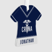 Aangepast CRNA-gecertificeerd geregistreerde verpl Ornament (voorkant)