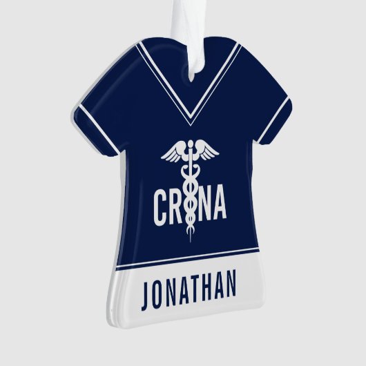 Aangepast CRNA-gecertificeerd geregistreerde verpl Ornament (voorkant)