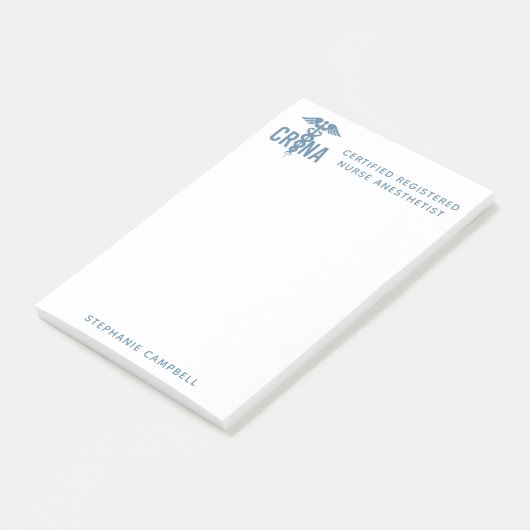 Aangepast CRNA-gecertificeerd geregistreerde verpl Post-it® Notes (Schuin)