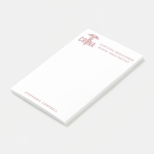 Aangepast CRNA-gecertificeerd geregistreerde verpl Post-it® Notes (Schuin)