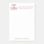Aangepast CRNA-gecertificeerd geregistreerde verpl Post-it® Notes (Voorkant)