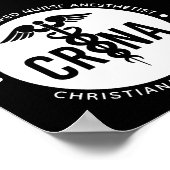 Aangepast CRNA-gecertificeerd geregistreerde verpl Poster (Hoek)