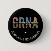 Aangepast CRNA-gecertificeerd geregistreerde verpl Ronde Button 5,7 Cm (Voorkant)