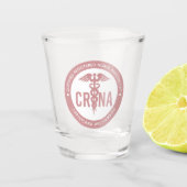 Aangepast CRNA-gecertificeerd geregistreerde verpl Shot Glas (Voorkant)