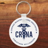 Aangepast CRNA-gecertificeerd geregistreerde verpl Sleutelhanger (Voorkant)