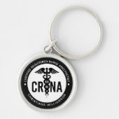 Aangepast CRNA-gecertificeerd geregistreerde verpl Sleutelhanger (Voorkant)