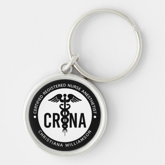 Aangepast CRNA-gecertificeerd geregistreerde verpl Sleutelhanger (Voorkant)