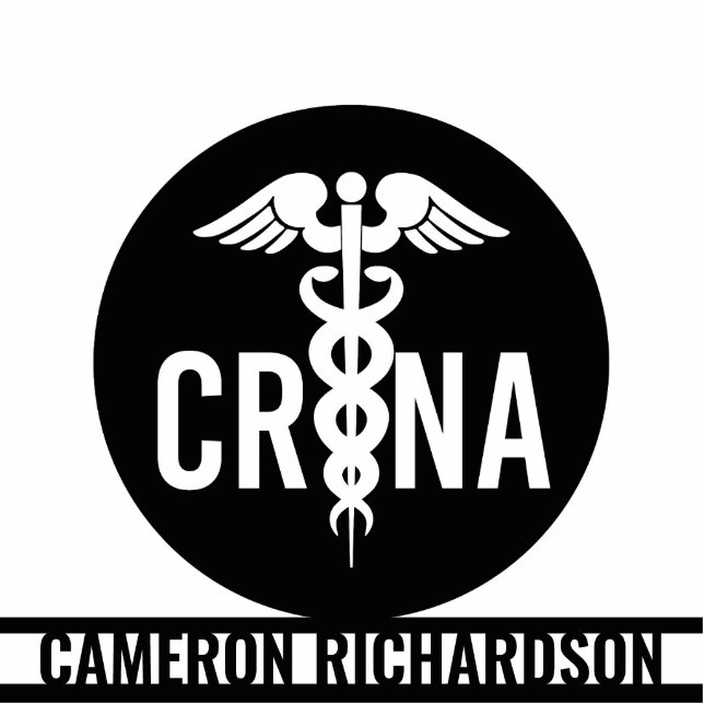 Aangepast CRNA-gecertificeerd geregistreerde verpl Staand Fotobeeldje (Voorkant)