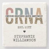 Aangepast CRNA-gecertificeerd geregistreerde verpl Stenen Onderzetter (Voorkant)