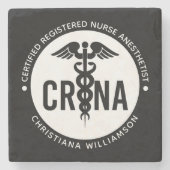 Aangepast CRNA-gecertificeerd geregistreerde verpl Stenen Onderzetter (Voorkant)
