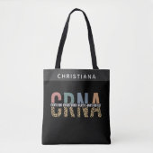 Aangepast CRNA-gecertificeerd geregistreerde verpl Tote Bag (Voorkant)