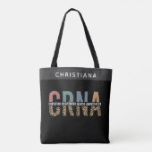 Aangepast CRNA-gecertificeerd geregistreerde verpl Tote Bag (Achterkant)