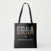 Aangepast CRNA-gecertificeerd geregistreerde verpl Tote Bag (Voorkant)