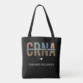 Aangepast CRNA-gecertificeerd geregistreerde verpl Tote Bag (Achterkant)