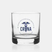 Aangepast CRNA-gecertificeerd geregistreerde verpl Whisky Glas (Voorkant)