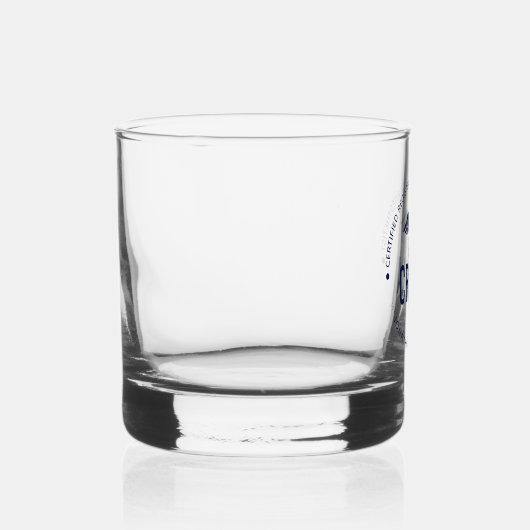 Aangepast CRNA-gecertificeerd geregistreerde verpl Whisky Glas (Rechts)