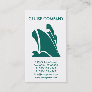 aangepast cruisebedrijf visitekaartje