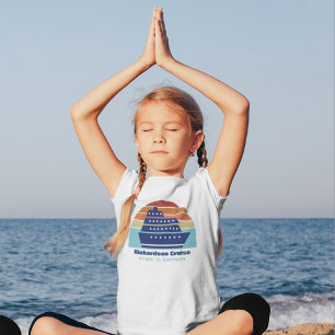 Aangepast cruiseschip met korte omlooptijd, zonnes t-shirt