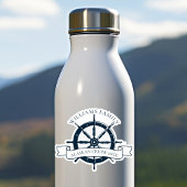 Aangepast cruiseschip Nautical Wheel Vacking Sticker