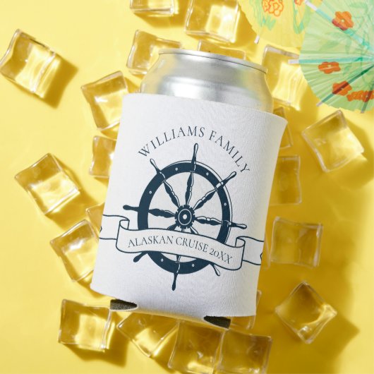 Aangepast cruiseschip  Nautisch wiel Blikjeskoeler (Insitu Zomer)