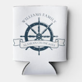 Aangepast cruiseschip  Nautisch wiel Blikjeskoeler (Voorkant)