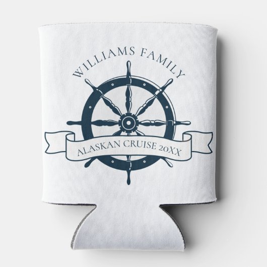 Aangepast cruiseschip  Nautisch wiel Blikjeskoeler (Achterkant)