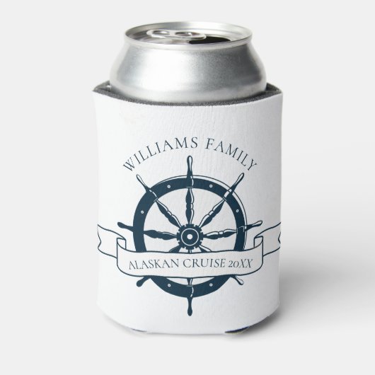 Aangepast cruiseschip  Nautisch wiel Blikjeskoeler (Blikje Achterkant)