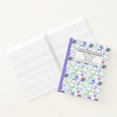 Aangepast Cute Cats-patroon voor kindercompositie Notitieboek (Binnen)