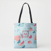 Aangepast Cute Retro Hip 1980-model voor mozaïek Tote Bag (Voorkant)