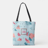 Aangepast Cute Retro Hip 1980-model voor mozaïek Tote Bag (Achterkant)