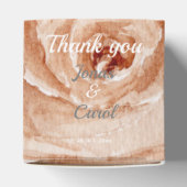 Aangepast Dank je waterverf rozen bloemen Bedankdoosjes (Bovenkant)